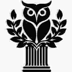 Greek column with vines forming the shape of Athena's owl 1 - 2D/3D Wall Art STL+SVG For CNC Router, Plasma, Waterjet, Laser & 3D Printer