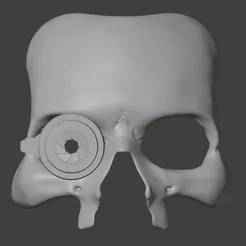 Grim Dark Future Skull Mask