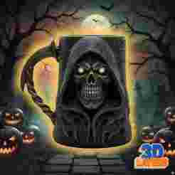 Grim Reaper Skull Mug can holder