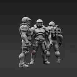 Grimdark Industrial Warrior Conversion Pack - 28mm Sci-Fi Wargaming