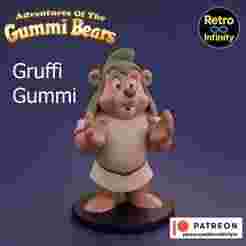 Gruffi Gummi - Adventures of the Gummi Bears 3D figure Retro Infinity style (90mm) | vinyl collectible