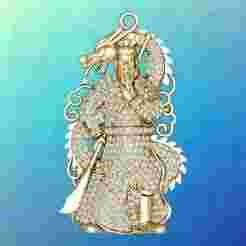 Guan Yu pendant - Guanyu pendant - Mens pendant - N858