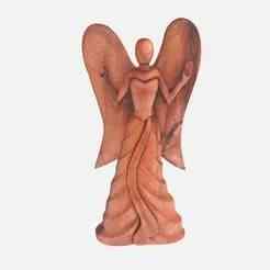 Guardian Angel Statue, Protection Angel Sculpture,  Figurine, meaningful spiritual gift, Altar Meditation, Faith, Love, Protection