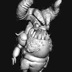 H33 strange creature with large horns