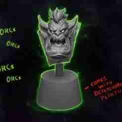 Hallowaaagh! 25 (Zombie Orc Bust)