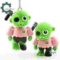 Halloween Axe Zombie Articulated Keychain - Cute Backpack Keychain