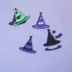 Halloween earrings pack - Witch hats