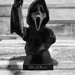 Halloween Ghostface bust from scream