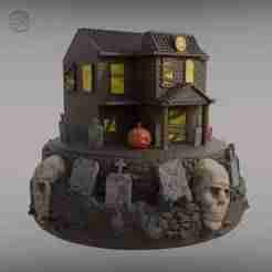 Halloween haunted house