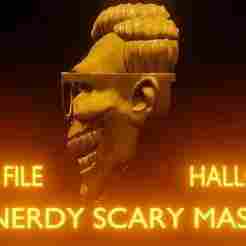 Halloween Nerdy Glasses Mask