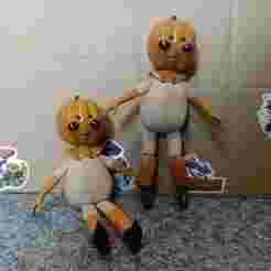 Halloween pumpkin doll