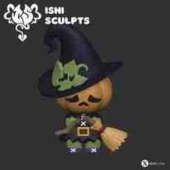 [Halloween Pumpkins] Sad Witch