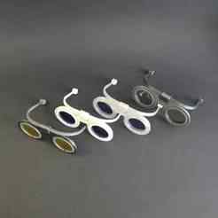 HALOARC QUBEVERSE SUNGLASSES - WEARABLE ART FOR FASHION EVENTS & PARTIES -  3D PRINT MODEL
