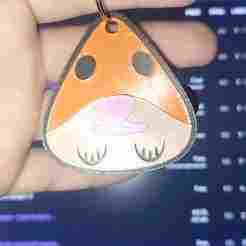 Hamster Video Call Meme Free Keychain
