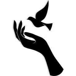 hand releasing a paper bird 1 - 2D/3D Wall Art STL+SVG For CNC Router, Plasma, Waterjet, Laser & 3D Printer