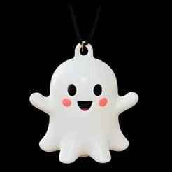 Happy Ghost Pendant