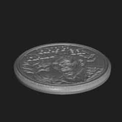 HAPPY HALLOWEEN COIN TOKEN WALL ART