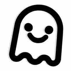 Happy little ghost 4 - 2D/3D Wall Art STL+SVG For CNC Router, Plasma, Waterjet, Laser & 3D Printer