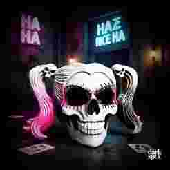 Harley Quinn Skull Dark Decoration