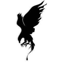 harpy diving downward 2 - 2D/3D Wall Art STL+SVG For CNC Router, Plasma, Waterjet, Laser & 3D Printer