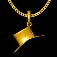 Hat charm 22mm