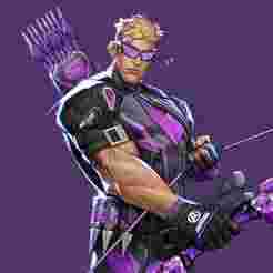 HawkEye Freefall, Clint Barton costume Marvel Rivals Full armor and weapon Cosplay Kit , kitbash ALl in one