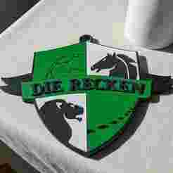 HBL ffTSV Hannover-Burg keychain badge color printable and renderable