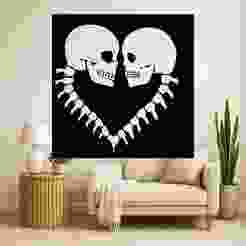 Hearth Skulls - Wall Art Multicolor