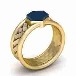 Heavy Gold Rolex Style Ring