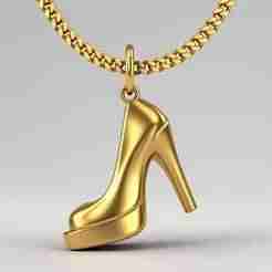 Heels pendant charm