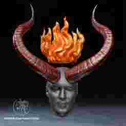 Hell Boy Crown & Thorns 3D Printer STL File
