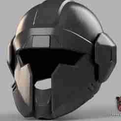 Helldivers 2 CM-14 Physician / TR-114 Alpha Commando Helmet Diy Kit Cosplay 1:1