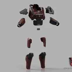 Helldivers 2 I-09 Heatseeker Armor Diy KIT Cosplay 1:1 scale