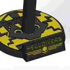 Helldivers Helmet Stand