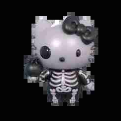 💀 Hello Kitty Bones and Tail Funko 3D - Sanrio Halloween Costume | Kawaii Collectible Figure.