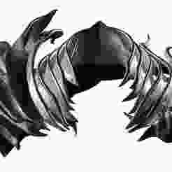 HEOLSTOR COSPLAY GORGET And Pauldrons STL Model Print Fan Art