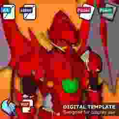 High School DxD Balance Breaker Scale Mail - Pepakura 3D Template