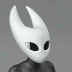 Hollow Knight Silksong Hornet Mask Helmet. Video game, props, cosplay