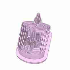 Holly Jolly Candle Clay Cutter - 34mm