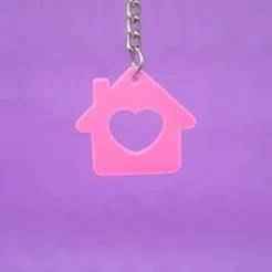 Home Keychain Shape