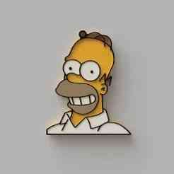 HOMER SIMPSON KEYCHAIN