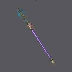 Honkai Star Rail Hyacine Staff 3d print