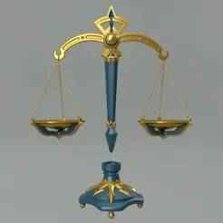 Honkai Star Rail Very detailed Cerydra Pan balance Scale Weighing Scales. Video game, props, cosplay