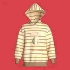 Hoodie-Form 8  | Marvelous / Clo3d / obj / fbx