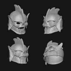 HORDAK MASK WITH MOVABLE JAW 3D STL FILE | HORDAK MASK WITH MOVABLE JAW DIGITAL FILE