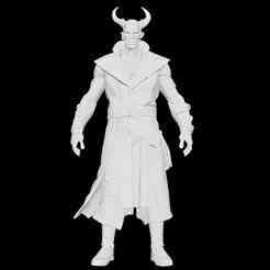 Horned Dark Knight 3D Print Model