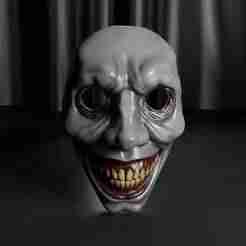 Horror Mask- STL file for 3D printing