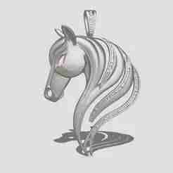 Horse Head Pendant, Jewelry making, Charm, horse lovers gift