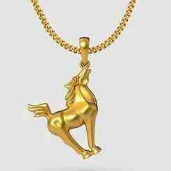 horse pendant charm