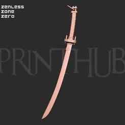 Hoshimi Miyabi Sword from Zenless Zone Zero Cosplay